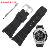 2023 New☆☆ Silicone watch strap is suitable for IWC engineer IW323602 IW376501 IW322503 rubber watch strap male