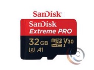 「Sorry」Sandisk Extreme Pro MicroSDHC TF 32G U3 A1 100M 記憶卡