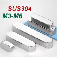 [MX-G] 304 Stainless Steel Square and rectangular keys, M3-M6, DIN 6885, SUS304 Parallel Keys, Round