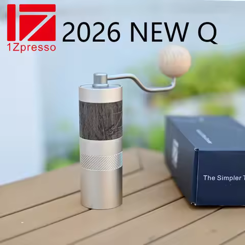 2026NEW 1Zpresso Q MINI Manual Coffee Grinder Portable coffee mill 7 core burr 38mm 420stainless ste