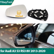 Door Wing Rearview Mirror Glass Side Mirror Lens Heated Side Mirror For Audi A3 S3 RS3 RS A S 3 2013