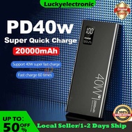 【CCC Certification】40W 20000mAh Super Fast Charge Powerbank Flash Charge Power Bank Qc3.0 Power Bank