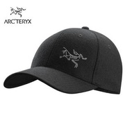 日本 Arc'teryx 不死鳥 黑灰色絨毛布 CAP 帽