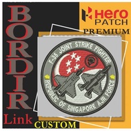 AIR Force F35 JOINT STRIKE FIGHTER PATCH EMBROIDERED LOGO/ EMBLEM | HP-127