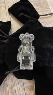 全新 Bearbrick 100% 水晶殼 鎖匙扣