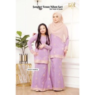 BAJU KURUNG MODEN SONGKET TENUN COTTON BAJU RAYA 2024 ANI BLACK NAVY BLUE BABY MAROON YELLOW NUDE OLD OLIVE DUSTY PURPLE