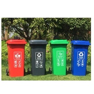 【120L/240L】Heavy Duty Mobile Waste Dust Bin 120L / 240L tong sampah hijau bandaraya Tong Sampah Besa