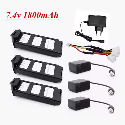 7.4V 1800mAh Battery For MJX R/C Bugs 5W B5W JJRC X5 Pro RC Quadcopter Drone Spare Part 7.4v LiPo Ba