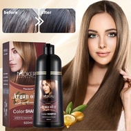 Glycerin Hair Color Shampoo, Quickly Cover White And Gray Hair, 3 In 1 Unisex Hair Color, Suitable F