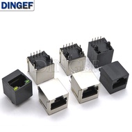 1PCS RJ45 Vertical 5224 8P8C Female Network socket Interface Crystal Head Socket 180 degrees Connect