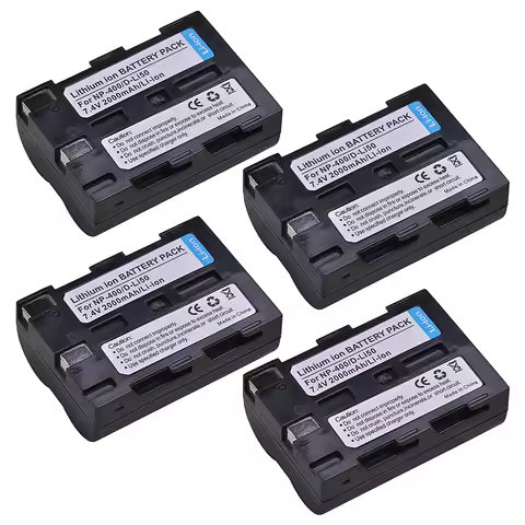 Batmax 2000mAh D-Li50 NP-400 NP 400 Battery For Konica Minolta DiMAGE A1 A2, Pentax K10D K20D, Dynax