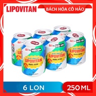 LỐC 6 LON NƯỚC TĂNG LỰC MẬT ONG HONEY ENERGY DRINK LIPOVITAN 250ML
