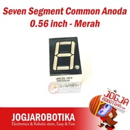 MERAH SEVEN SEGMENT RED 0.56 INCH SM410561N 7 SEGMEN COMMON ANODA