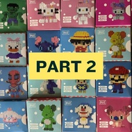 Part 2/2 Small Connection Block Cute Cartoon Block DIY Self Assembly Building Block [Connection Bloc