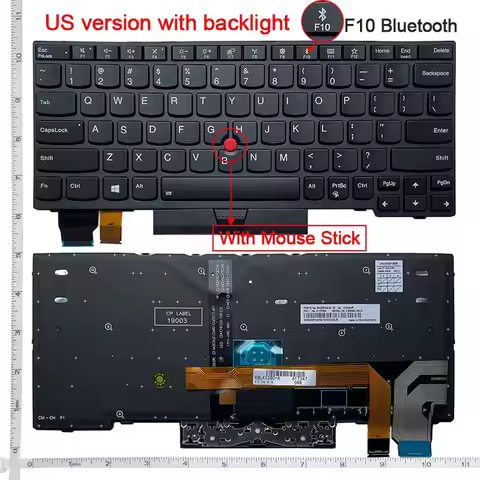 US New Laptop keyboard For ThinkPad X280 A285 X390 X395 L13 Yoga S2 5th S2 Yoga 5th X13 Gen1 L13 Yog