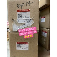 ORIGINAL PERODUA MYVI D20N (2018>) FRONT ABSORBER SET (2@) 48510-BZC20 FRH / 48520-BZ710 FLH