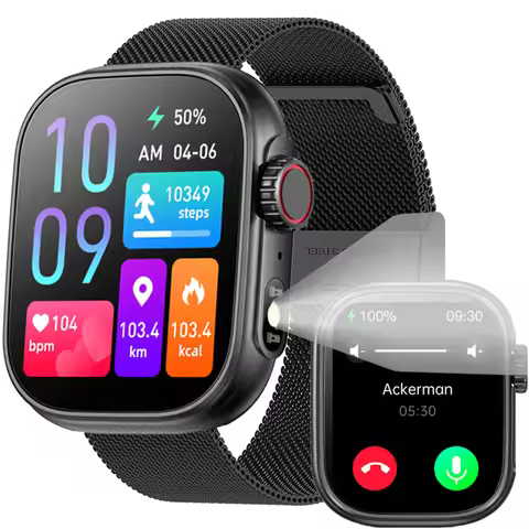 2024 Waterproof Heart Rate Fitness Blood Pressure Monitor Health Sport HD Screen Smart Watch ZW39 Sm