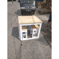 Dining Table Study Table Computer Desk 80x80x75cm