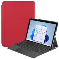 Kick stand case for Surface Go 4 3 2 flip cover SurfaceGo Go4 Go3 Go2 10.5 inch PU leather protective casing holder, can hold and work with keyboard together