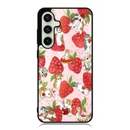 Phone Case Series Samsung A56 A55 A54 A53 A52 A51 A50 5G Tpu Softcase Hyenas in Milky Strawberry