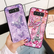 Casing For Samsung Galaxy Note 8 9 10 Lite Plus Soft Silicoen Phone Case Cover Diamond Butterfly