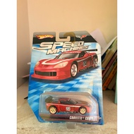Hot Wheels Corvette C6R 2009 Speed Machines RED Version 1/64 Collectible NEW