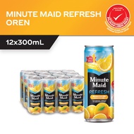 12x300ml【Minute Maid Refresh Can】Refresh Apple/Refresh Orange