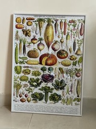 New york puzzle company Vegetables ~ Légumes 1000 Piece Jigsaw Puzzle with frame 蔬菜拼圖和框