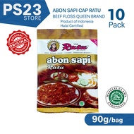 10 Bag, Abon Sapi Ratu, Halal Beef Floss, 90g/bag, EXP FEB 2022