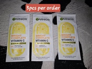 3pcs GARNIER BRIGHT COMPLETE VITAMIN C SERUM CREAM  7ML
