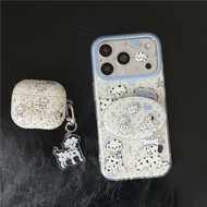 iPhone 17 Pro max Dalmatian dog pattern TPU material IMD process phone case