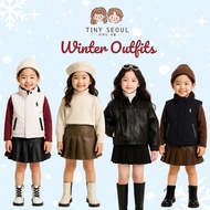 TINY SEOUL Girl WINTER OUTFIT EDITION - Girls' Winter Clothes Winter Vest Jacket Outdoor Winter Vest