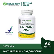 Natures Plus Cal/Mag/Zinc - 60 Tablets
