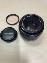 良品銘鏡Minolta AF 50mm F1.7 一代紅字-大光圈人像鏡-定焦鏡-自動對焦鏡頭-Sony A接環