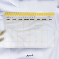 Monthly Acrylic Planner Monthly Acrylic A4