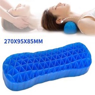 新款記憶棉u型枕 午睡枕頭蜂窩冰墊 U型枕凝膠枕 護頸枕 凝膠u型枕 頸枕 [平行進口]
