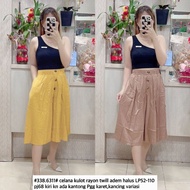 338.6311 rayon twill culottes