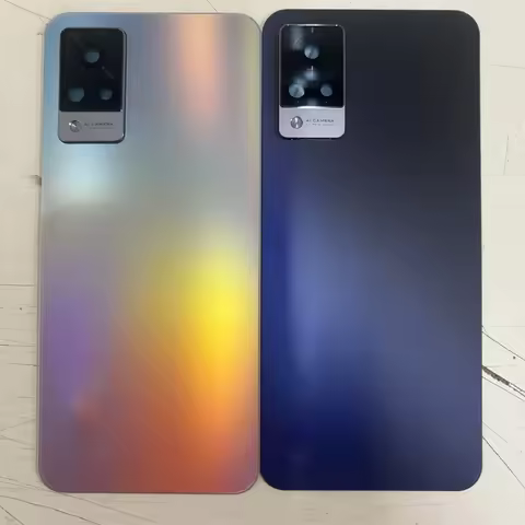 For Vivo V21 4G 5G backshell Cover Back Housing Case Rear Door With Camera Lens Repair parts V2066 V