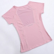 sport wear woman sport shirt woman T-shirt sukan pakaian yoga ketat lengan pendek wanita
