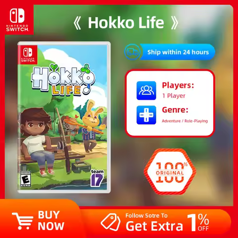 Nintendo Switch Game - Hokko Life- EU version-Games Physical Cartridge for Nintendo Switch OLED Lite