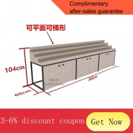 YQ27 Supermarket Fruit Shelf Zhongdao Display Shelf Multi-Layer Wooden Wall Step-by-Step Commercial Display Step Display