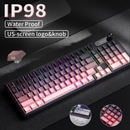 【现货速发】FURYCUBE IP98机械手感防水键盘电脑游戏电竞高颜值有线静音键盘FURYCUBE IP98 machinery20260429