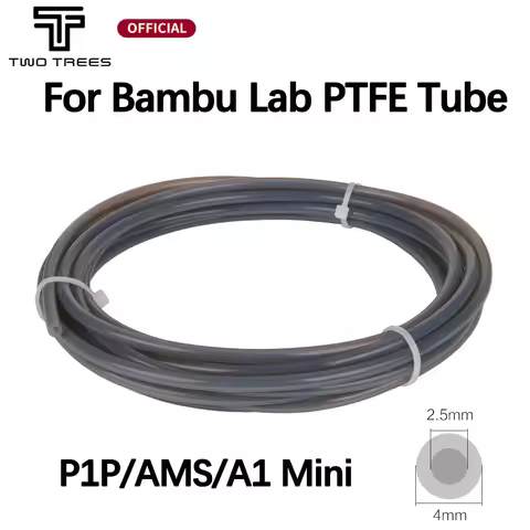 PTFE tube For Bambu Lab P1P AMS A1 mini 3D Printer Teflonto Pipe Bowden Extruder 1.75mm Filament 2.5