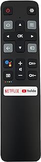 RC802V Voice Control Smart Remote Replacement for TCL Android TV Smart 4K UHD TV 40S330 32S330 65Q637 55Q637 55S430 43S430 65Q637 55Q637 43S434 50S434 55S434 65S434 75S434 40S330 32S330 4 Series
