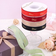 D i o r Fabric Ribbon Size 2 Cm. 36 M.