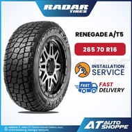 Radar Renegade AT5 16" Tyre 245 255 265 285 70 75 R16 4X4 4WD (1 Tire)