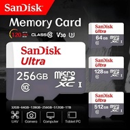 SanDisk Ultra SD Card 32GB-2TB Class10 UHS-1 Micro SD Card Sandisk 128GB Memory 64GB 100MBPS~120MBPS