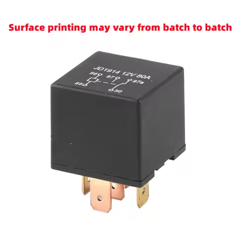 Automotive Relay JD1914 80A/40A 12V/24V 4 Feet 5 Feet Copper Small Waterproof Relay Lighting Control