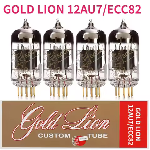 Genalex Gold Lion 12AU7 ECC82 B749 Vacuum Tube Upgrade ECC802 E82CC CV4003 HIFI Audio Valve Electron