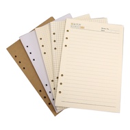 a5Loose-leaf Notebook Refill b5Detachable Binder6Hole9Grid Notebook a6Blank Kraft Paper Loose Leaf